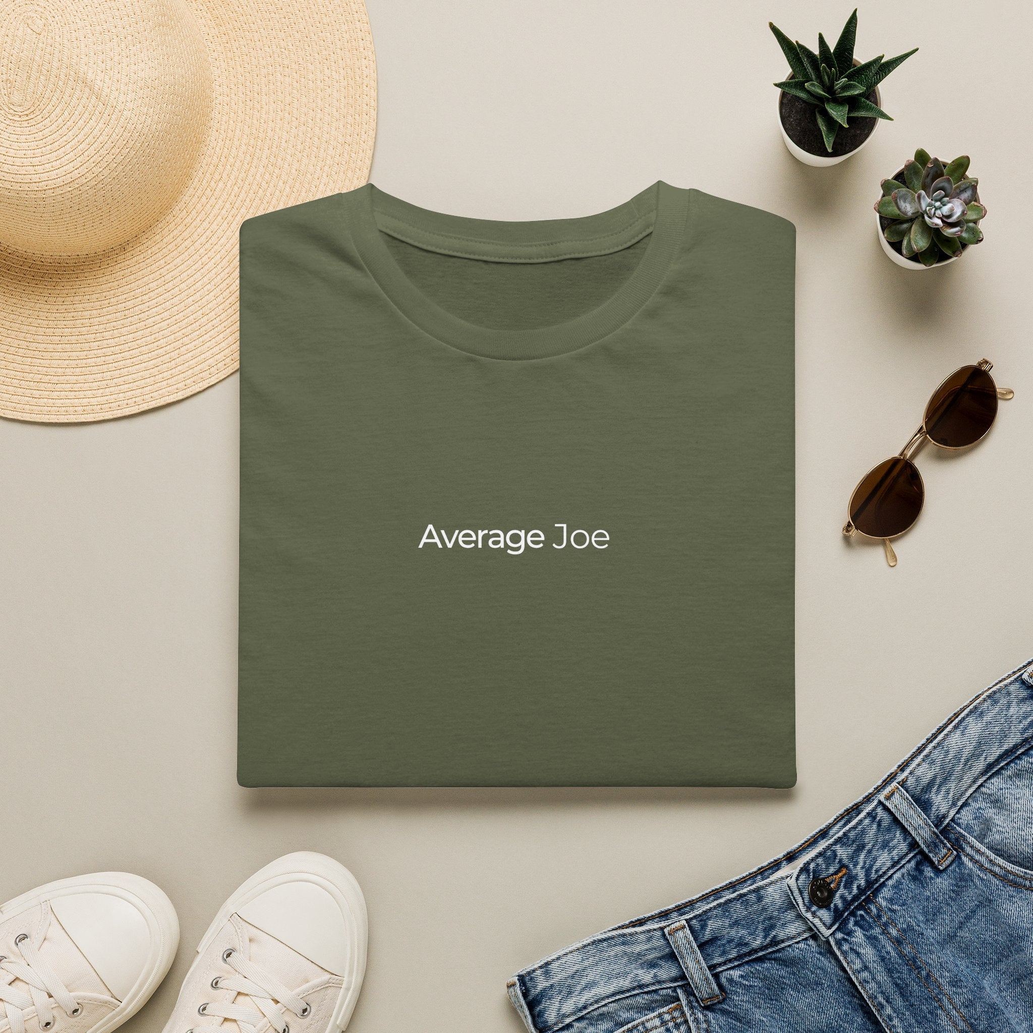 Average Joe Logo Tee | Minimal Everyday T-Shirt