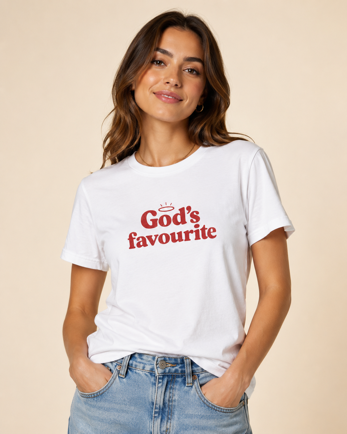 God’s Favourite Tee | Funny Faith Graphic T-Shirt