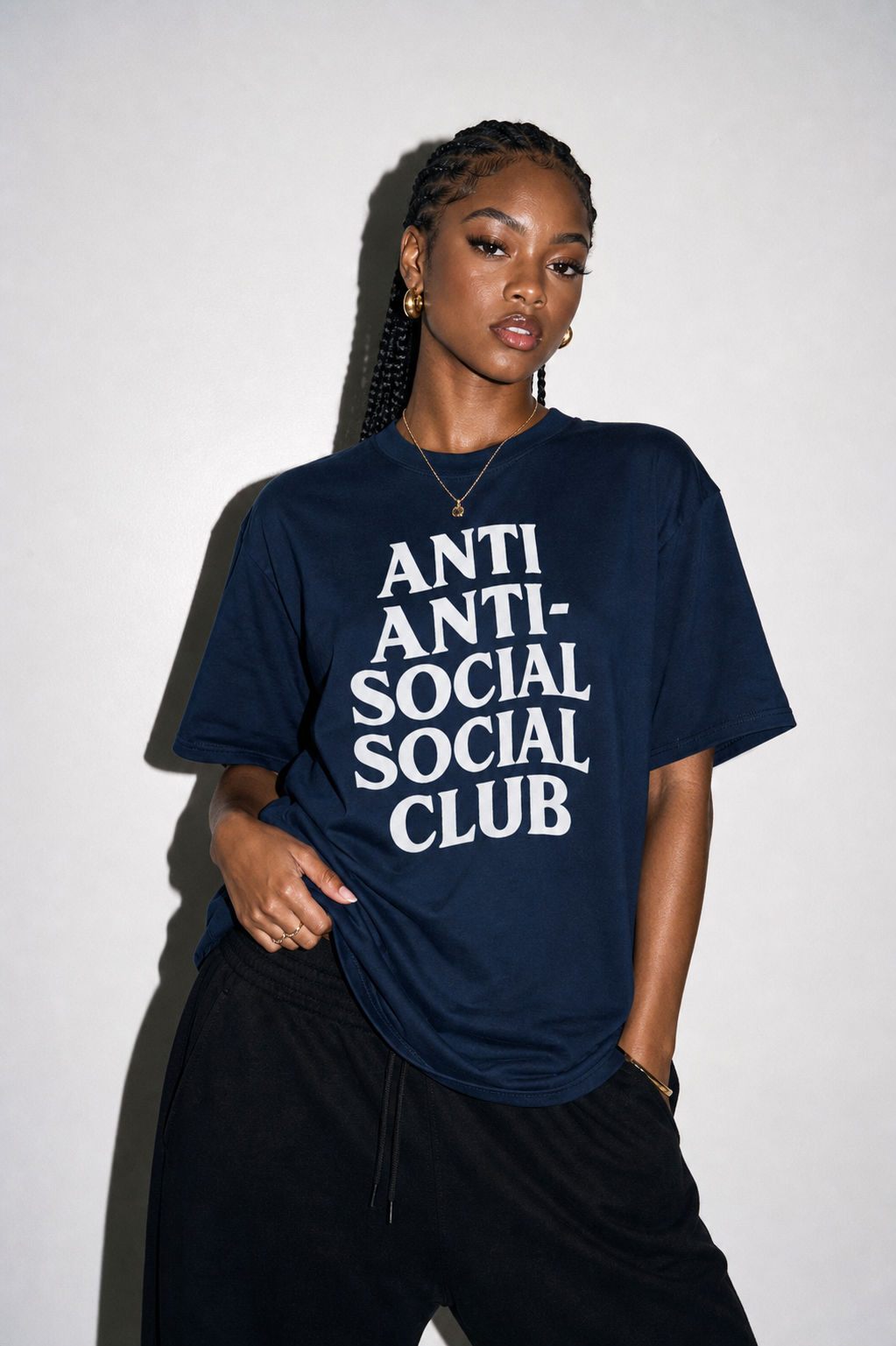 Anti Antisocial Social Club Tee — Graphic Statement T‑Shirt