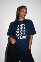 Anti Antisocial Social Club Tee — Graphic Statement T‑Shirt