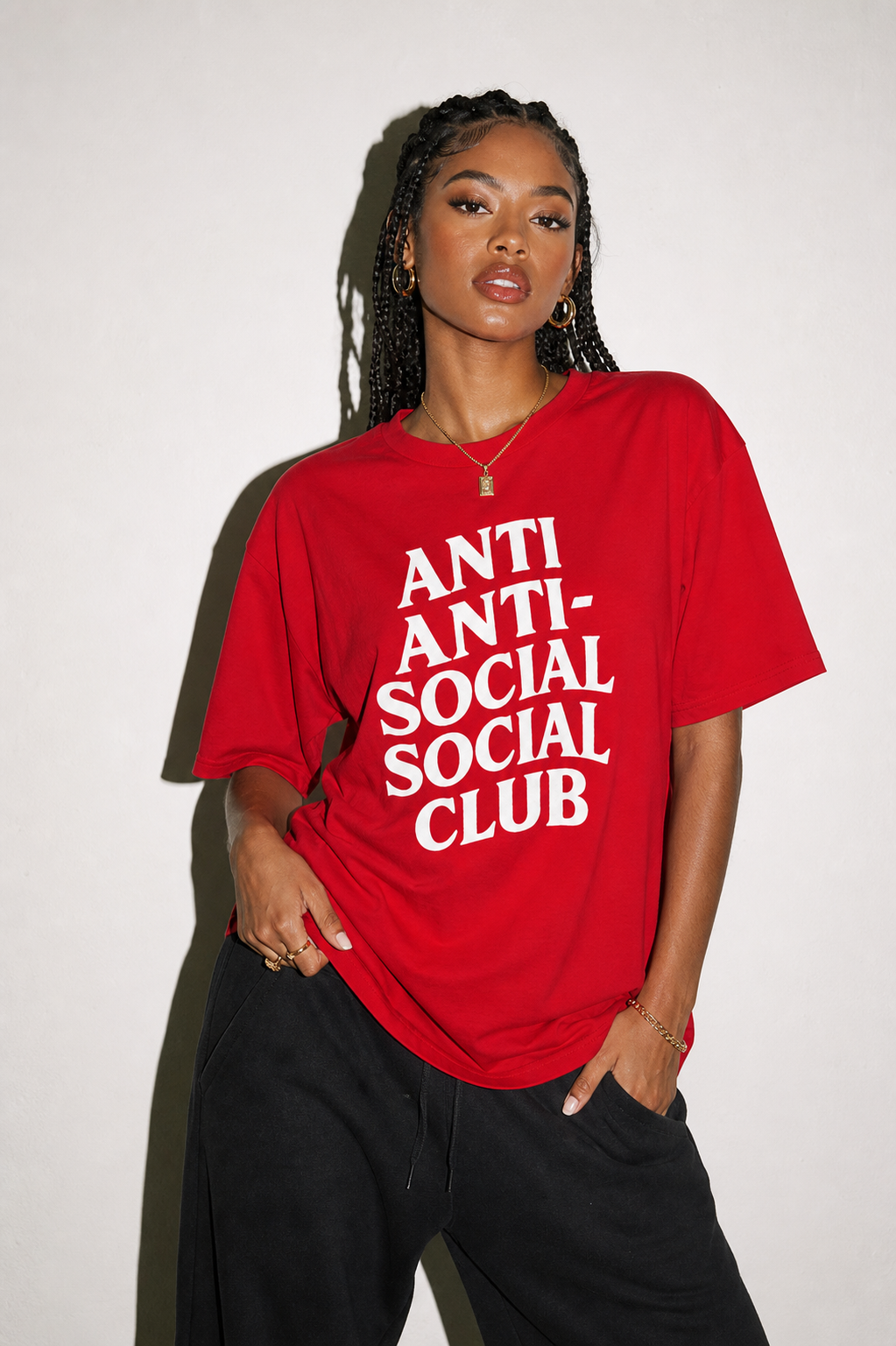 Anti Antisocial Social Club Tee — Graphic Statement T‑Shirt