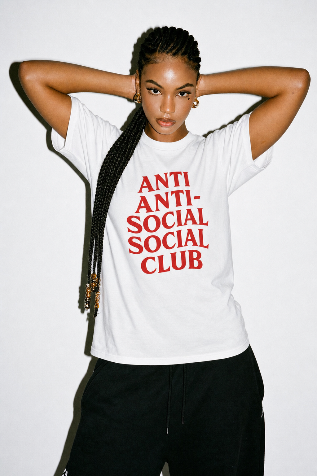 Anti Antisocial Social Club Tee — Graphic Statement T‑Shirt