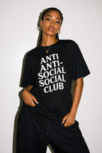 Anti Antisocial Social Club Tee — Graphic Statement T‑Shirt