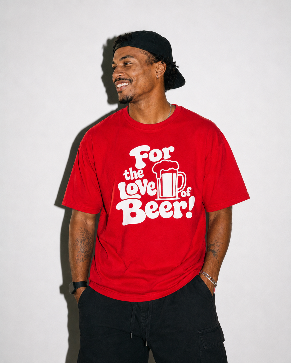Beer T‑Shirt - "For the Love of Beer!" Retro Beer Mug Tee