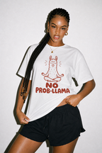 No Prob-llama T-Shirt — Funny Yoga Llama Tee for Relaxation & Humor