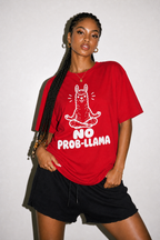 No Prob-llama T-Shirt — Funny Yoga Llama Tee for Relaxation & Humor