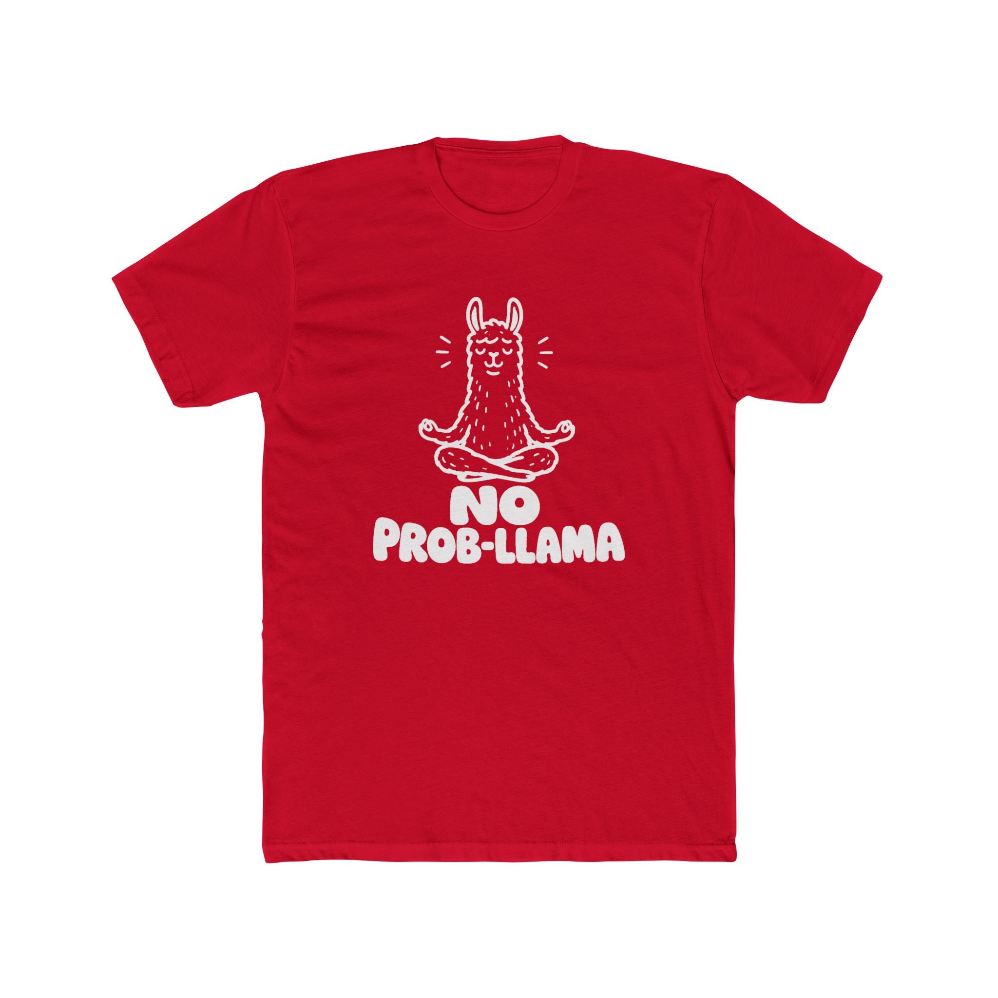 No Prob-llama T-Shirt — Funny Yoga Llama Tee for Relaxation & Humor