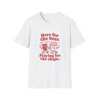 Beer & Chips Tee | Funny Party Graphic T-Shirt