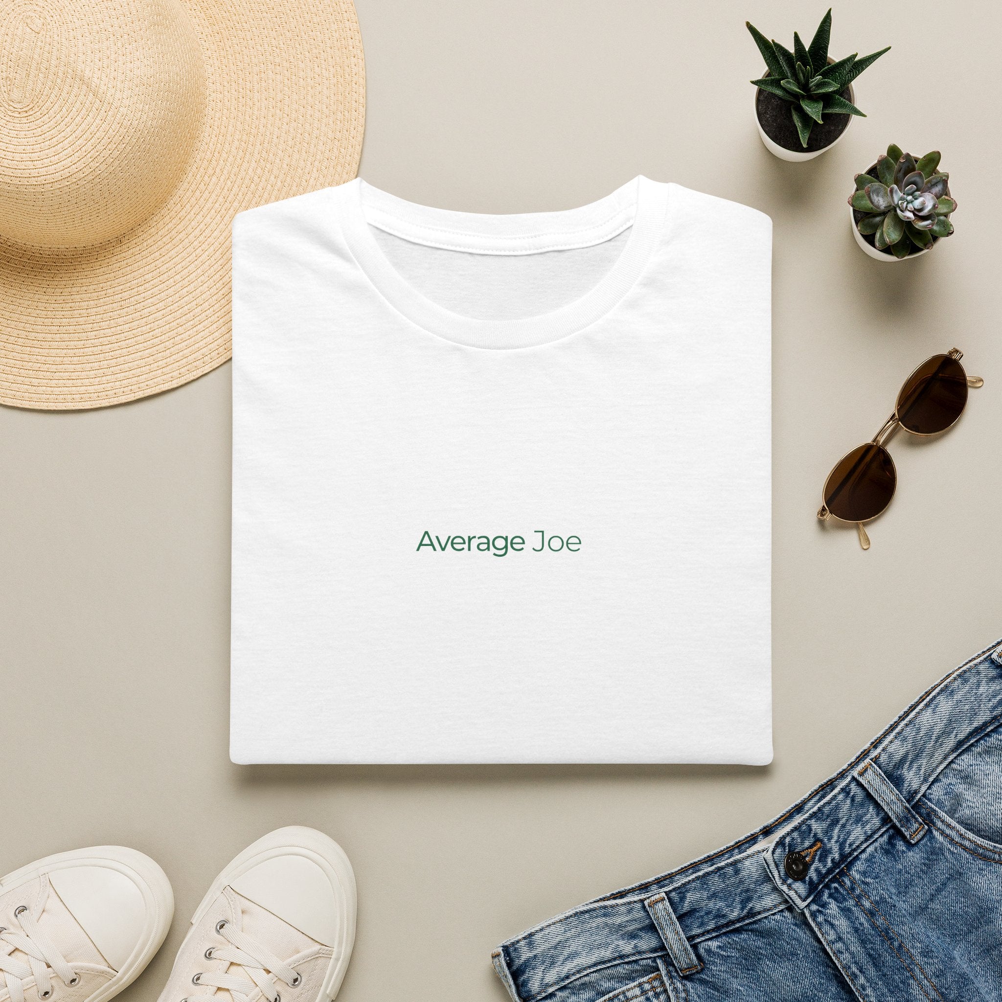 Average Joe Minimalist Tee | Everyday Logo T-Shirt