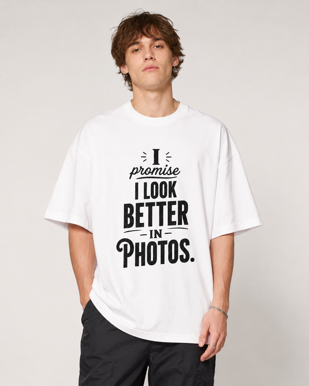 I Look Better in Photos Tee | Funny Graphic T-Shirt